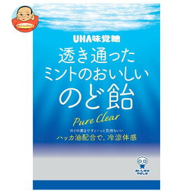 UHA味覚糖 透き通ったミントのおいしいのど飴 92g×6袋入×(2ケース)｜ 送料無料 お菓子 飴・キャンディーアメ あめ