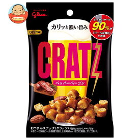 江崎グリコ クラッツ ペッパーベーコン 42g×10袋入｜ 送料無料 お菓子 スナック菓子 袋