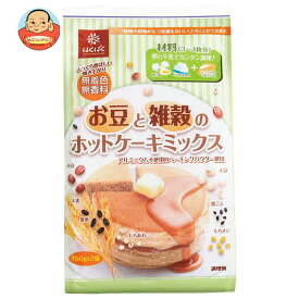 はくばく お豆と雑穀のホットケーキミックス 300g×6袋入｜ 送料無料 菓子材料 ホットケーキ パンケーキ