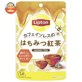 リプトン カフェインレスのはちみつ紅茶 14P×6個入×(2ケース)｜ 送料無料 インスタント ティーバッグ 紅茶 ノンカフェイン