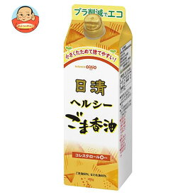 日清オイリオ 日清 ヘルシーごま香油 450g紙パック×6本入×(2ケース)｜ 送料無料 なたね油 調味料 食用油 コレステロール0