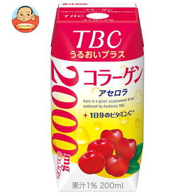 森永乳業 TBC ビューティーサポート コラーゲン(プリズマ容器) 200ml紙パック×24本入｜ 送料無料 アセロラ ドリンク アセロラジュース 果汁