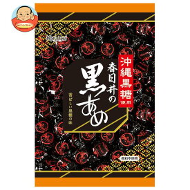 【送料無料・メーカー/問屋直送品・代引不可】春日井製菓 黒あめ 345g×10袋入｜ お菓子 飴・キャンディー 袋 黒飴