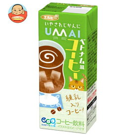 エルビー UMAI ベトナム風コーヒー 200ml紙パック×24本入｜ 送料無料 乳性 コーヒー 紙パック