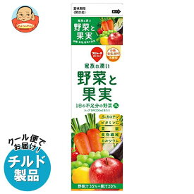 【チルド(冷蔵)商品】スジャータ 家族の潤い 野菜と果実 1000ml紙パック×6本入｜ 送料無料 チルド 野菜 野菜ジュース ミックス 紙パック 1l 1L