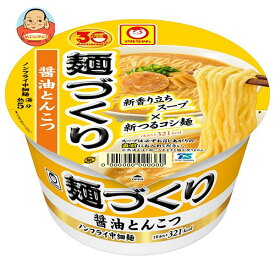 東洋水産 マルちゃん 麺づくり 醤油とんこつ 91g×12個入｜ 送料無料 インスタント カップ麺 豚骨 醤油ラーメン