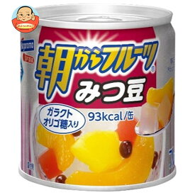 はごろもフーズ 朝からフルーツ みつ豆 190g缶×24個入｜ 送料無料 缶詰 フルーツ 果物 蜜豆