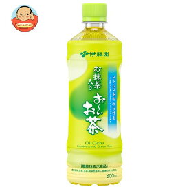 伊藤園 お抹茶入りお～いお茶【機能性表示食品】 600mlペットボトル×24本入×(2ケース)｜ 送料無料 お茶 緑茶 抹茶入り PET 機能性表示食品