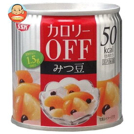 SSK カロリ－OFF フルーツみつ豆 185g×24個入｜ 送料無料 一般食品 果実 缶詰