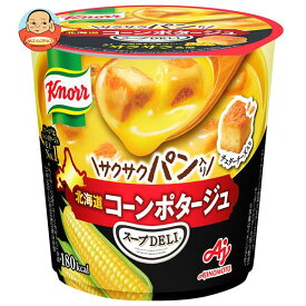 味の素 クノール スープDELI サクサクパン入り 北海道コーンポタージュ(容器入り) 38.2g×12(6×2)個入｜ 送料無料 インスタント スープデリ コーンスープ