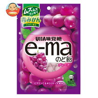 UHA味覚糖 e-maのど飴 袋 (グレープ) 50g×6袋入×(2ケース)｜ 送料無料 お菓子 飴 のど飴 のどあめ ぶどう ブドウ 葡萄 イーマ