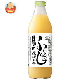 マルカイ 順造選 ふじりんごジュース 1000ml瓶×12(6×2)本入｜ 送料無料 果汁 林檎 リンゴ 瓶