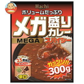 ハチ食品 メガ盛りカレー スパイシー 辛口 300g×20(10×2)個入｜ 送料無料 一般食品 レトルト カレー 辛口