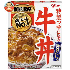 江崎グリコ DONBURI亭 牛丼 160g×10個入×(2ケース)｜ 送料無料 一般食品 レトルト食品 丼 どんぶり