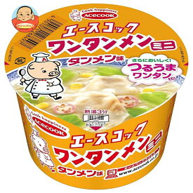 エースコック ミニワンタンメン タンメン味 39g×12個入｜ 送料無料 カップラーメン カップ麺 インスタント ラーメン 即席