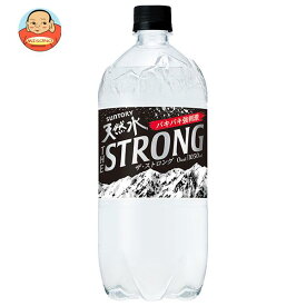 サントリー 天然水 THE STORONG(ザ ストロング) 1050mlペットボトル×12本入｜ 送料無料 スパークリングウォーター 炭酸