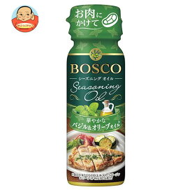 日清オイリオ BOSCO(ボスコ) シーズニングオイル バジル＆オリーブオイル 90gペットボトル×15本入｜ 送料無料 オリーブオイル 調味料 食用油 オイル