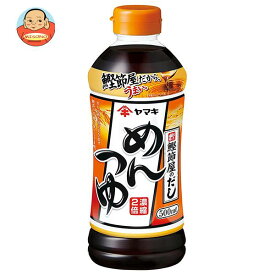 ヤマキ めんつゆ 500mlペットボトル×12本入｜ 送料無料 一般食品 調味料 濃縮2倍 希釈用 麺つゆ