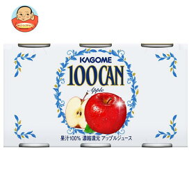 カゴメ 100CAN アップルジュース 160g缶×30本入×(2ケース)｜ 送料無料 果実飲料 アップル 缶