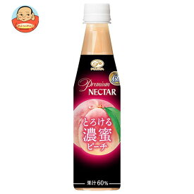 不二家 プレミアムネクター 320mlペットボトル×24本入×(2ケース)｜ 送料無料 果実飲料 ピーチ ペットボトル