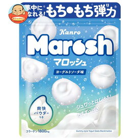 カンロ マロッシュ ヨーグルトソーダ味 50g×6袋入×(2ケース)｜ 送料無料 お菓子 マシュマロ ぐみ ヨーグルト