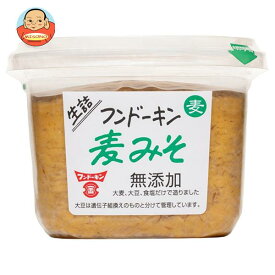 フンドーキン 生詰 麦みそ 無添加 850g×6個入×(2ケース)｜ 送料無料 味噌 無添加 みそ 麦味噌 麦みそ 調味料