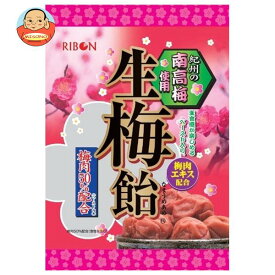 【送料無料・メーカー/問屋直送品・代引不可】リボン 生梅飴 90g×12袋入｜ お菓子 あめ キャンディー 飴 袋