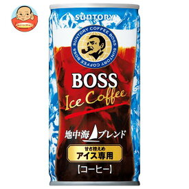 サントリー BOSS(ボス) 地中海ブレンド 185g缶×30本入×(2ケース)｜ 送料無料 珈琲 コーヒー boss ブレンドコーヒー