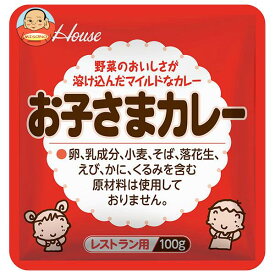 ハウス食品 お子さまカレー 100g×36袋入×(2ケース)｜ 送料無料 カレー レトルト