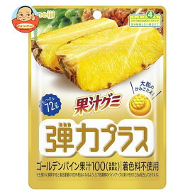 明治 果汁グミ 弾力プラス ゴールデンパイン 72g×7袋入｜ 送料無料 お菓子 グミ パイン