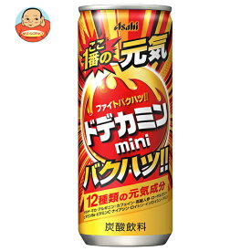 アサヒ飲料 ドデカミンmini 250ml缶×30本入×(2ケース)｜ 送料無料 エナジードリンク 炭酸 栄養