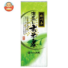 山城物産 掛川茶深蒸し 玄米茶 180g×20袋入｜ 送料無料 嗜好品 茶飲料 茶葉 玄米茶