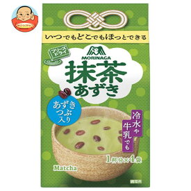 森永製菓 抹茶あずき 4袋×10袋入×(2ケース)｜ 送料無料 抹茶 あずき フリーズドライ