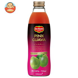 デルモンテ ピンクグァバ 750ml瓶×6本入×(2ケース)｜ 送料無料 フルーツ ジュース グァバ