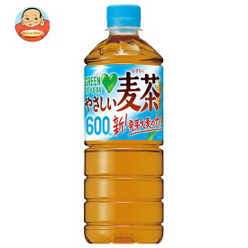 サントリー GREEN DA・KA・RA(グリーン ダカラ) やさしい麦茶【自動販売機用】 600mlペットボトル×24本入×(2ケース)｜ 送料無料 グリーン ダカラ dakara 麦茶 ブレンド茶 PET