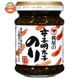 桃屋 辛子明太子のり 95g瓶×6個入×(2ケース)｜ 送料無料 一般食品 佃煮 瓶 海苔 明太子