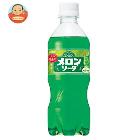 サントリー POPメロンソーダ【自動販売機用】 430mlペットボトル×24本入×(2ケース)｜ 送料無料 炭酸飲料 フルーツ 自動販売機用 VD用 メロン