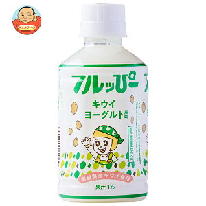 サンA フルッぴー キウイ 240mlペットボトル×24本入×(2ケース)| 送料無料 果実飲料 キウイ ヨーグルト PET