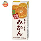 JA長崎 リンアイ ストレートみかん 200ml紙パック×18本入×(2ケース)｜ 送料無料 みかん ミカン 蜜柑 100% ジュース