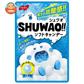 ノーベル製菓 SHUWAO!!(シュワオ) ソーダ 30g×6個入｜ 送料無料 お菓子 ソフトキャンデー ソーダ 袋