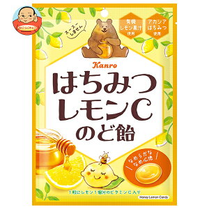 カンロ はちみつレモンCのど飴 75g×6袋入×(2ケース)| 送料無料 お菓子 あめ キャンディー のど飴 ハチミツ れもん