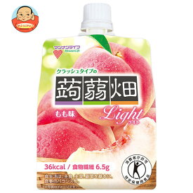 [ポイント5倍！5/9(土)20時〜全品対象エントリー&購入]マンナンライフ クラッシュタイプの蒟蒻畑ライト もも味【特定保健用食品 特保】 150gパウチ×30本入｜ 送料無料 こんにゃくゼリー 特保 トクホ ピーチ