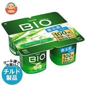 ダノンジャパン ダノンビオ BIO ジューシーアロエ (75g×4)×6個入 チルド 冷蔵品｜ 送料無料 ダノン ヨーグルト アロエ ダノンヨーグルト