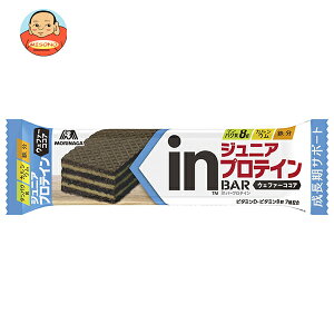 森永製菓 inバー ジュニアプロテイン ココア 12本入| 送料無料 プロテインバー プロテイン ジュニア ココア