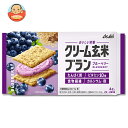 アサヒグループ食品 クリーム玄米ブラン ブルーベリー 72g×6袋入×(2ケース)｜ 送料無料 一般食品 バランス栄養食品 栄養調製食品 栄養機能食品 袋