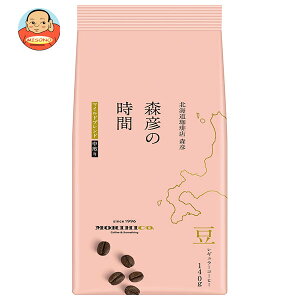 AGF 森彦の時間 豆 マイルドブレンド 140g袋×12袋入| 送料無料 レギュラーコーヒー 嗜好品 珈琲 豆 マイルド