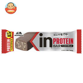 森永製菓 inバー プロテイン ベイクドチョコ 12本入×(2ケース)｜ 送料無料 チョコ チョコレート 高タンパク 栄養 チョコバー