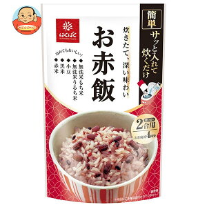 はくばく お赤飯 308g×6袋入| 送料無料 赤飯 雑穀米 おこわ お赤飯 もち米 小豆 炊飯用