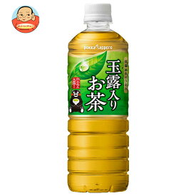 ポッカサッポロ 玉露入りお茶 600mlペットボトル×24本入｜ 送料無料 茶飲料 緑茶 PET お茶