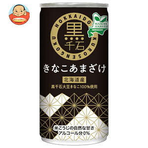 国分北海道 MAMAS HARVEST 北海道産 黒千石 きなこあまざけ 190g缶×30本入×(2ケース)| 送料無料 甘酒 米麹 米こうじ アルコール分0%
